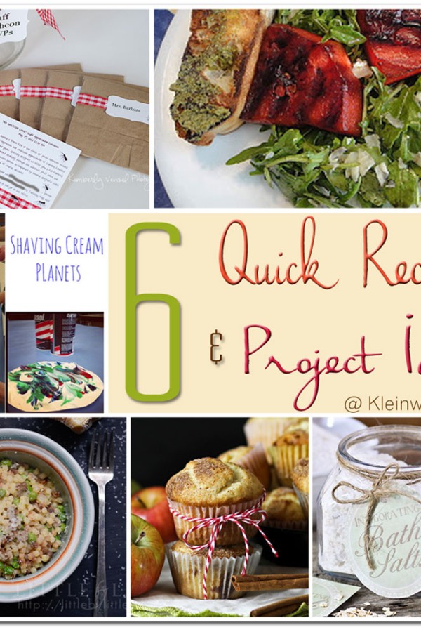 6 Quick Recipes & Project Ideas