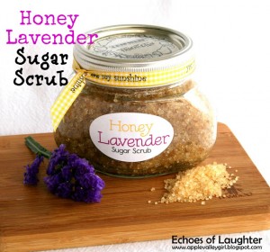 Honey lavender sugar scrub