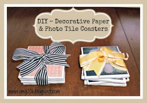 diy tile coasters