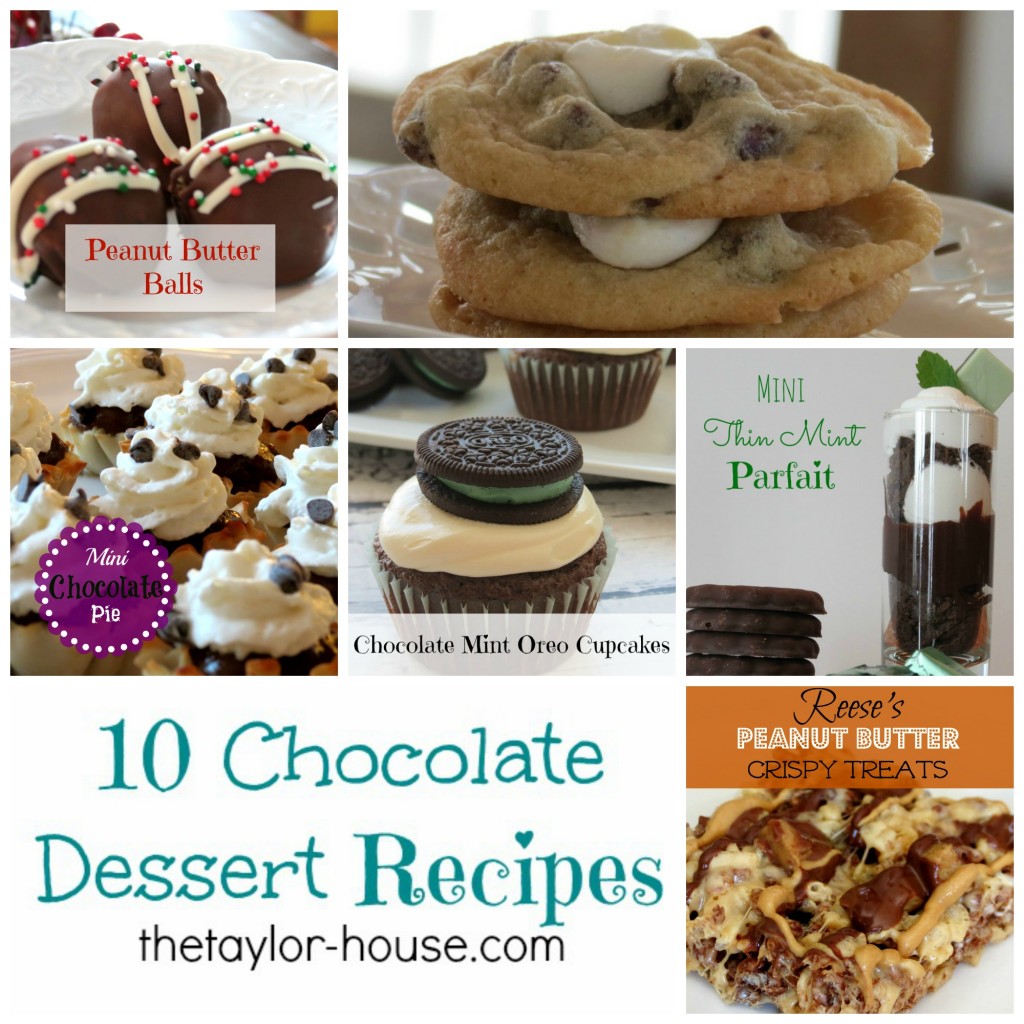 10 Chocolate Dessert Recipes