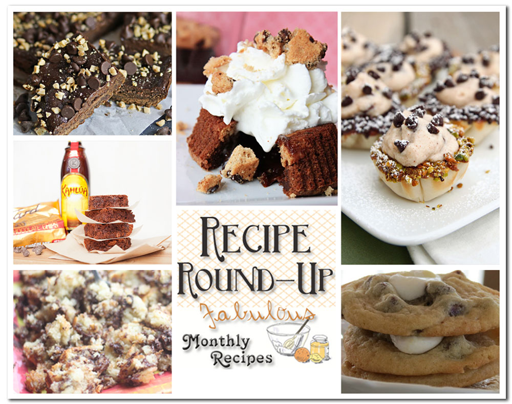 recipe round-up, best chocolate chip recipes, ultimate chocolate chip recipes