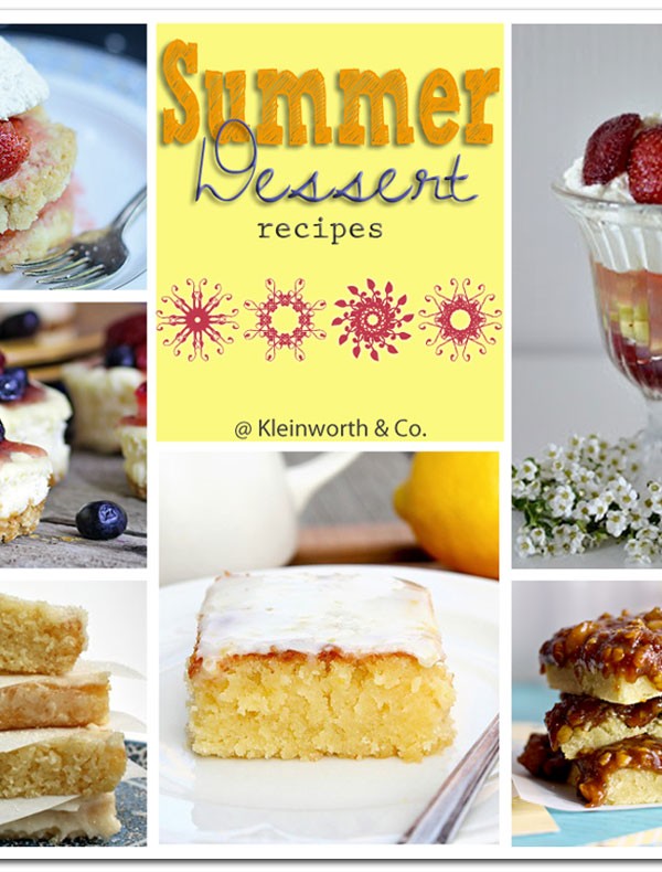 Summer Dessert Recipes