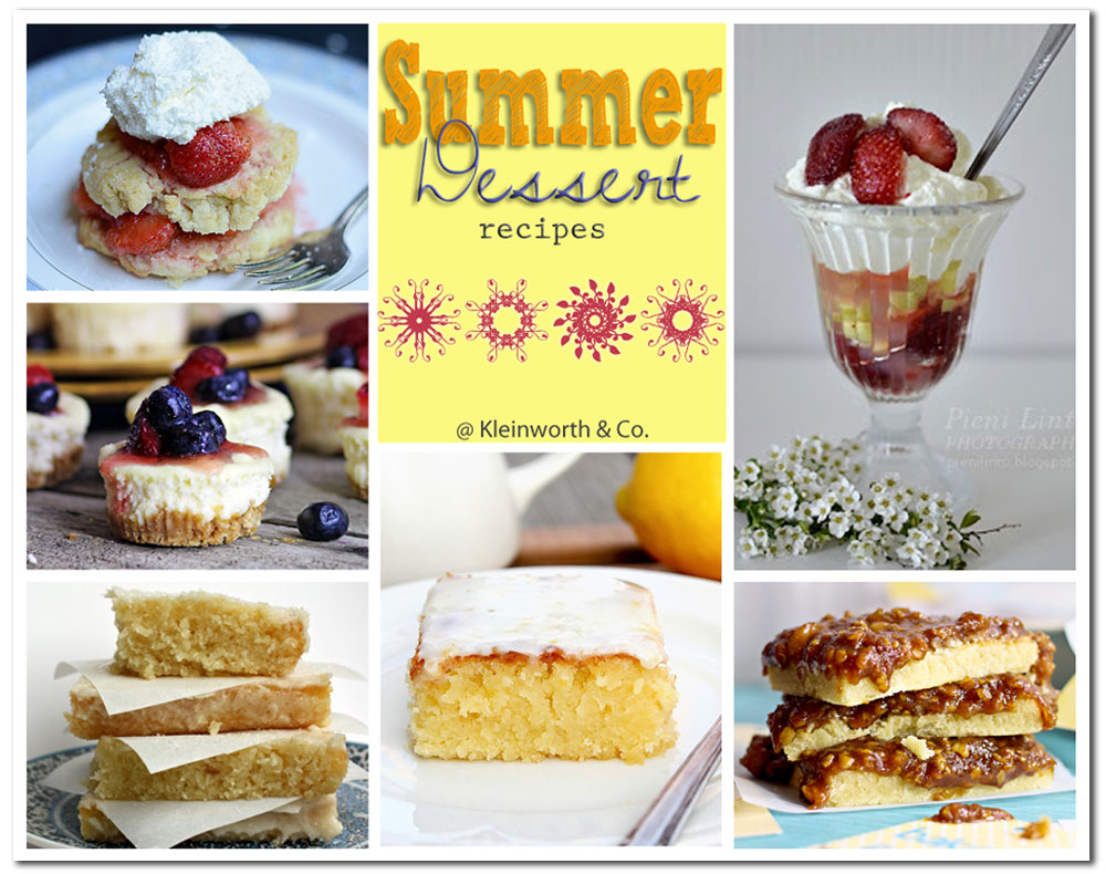 Summer Dessert Recipes