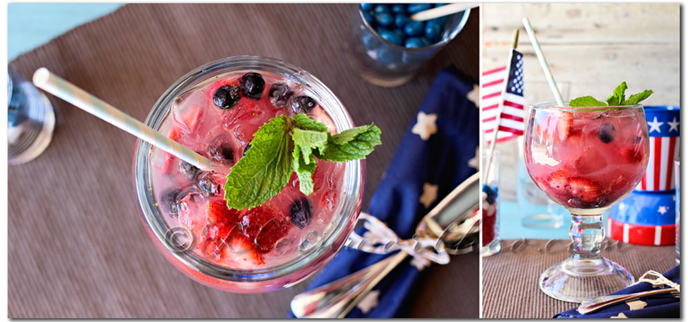 Red White & Blue Daiquiri