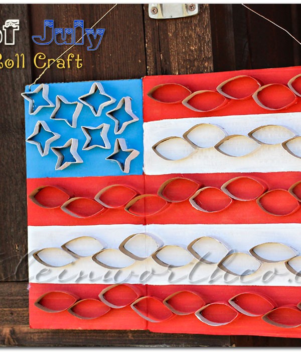 4th of July Paper Roll Craft