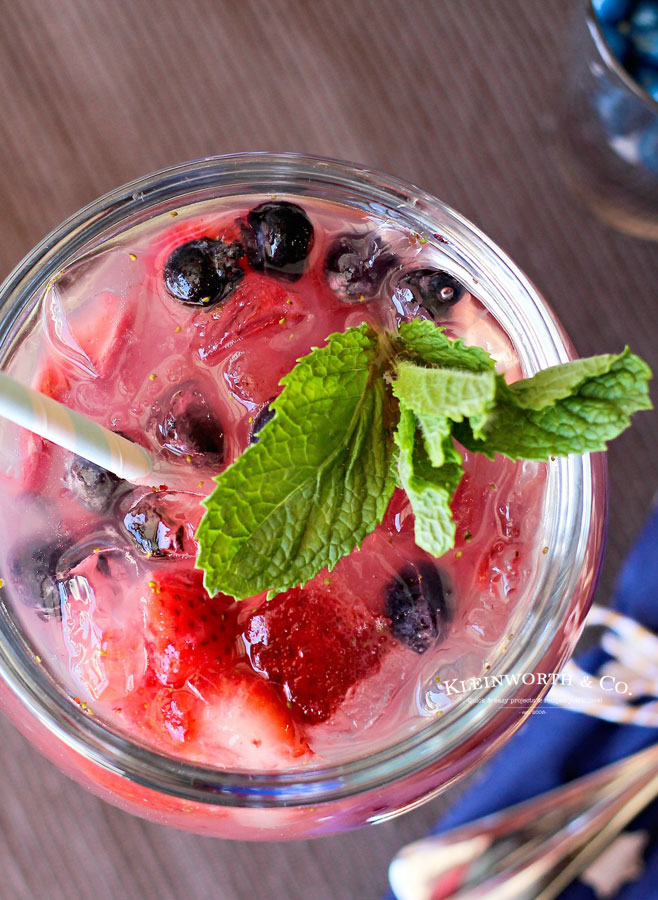 Red White & Blue Daiquiri cocktail