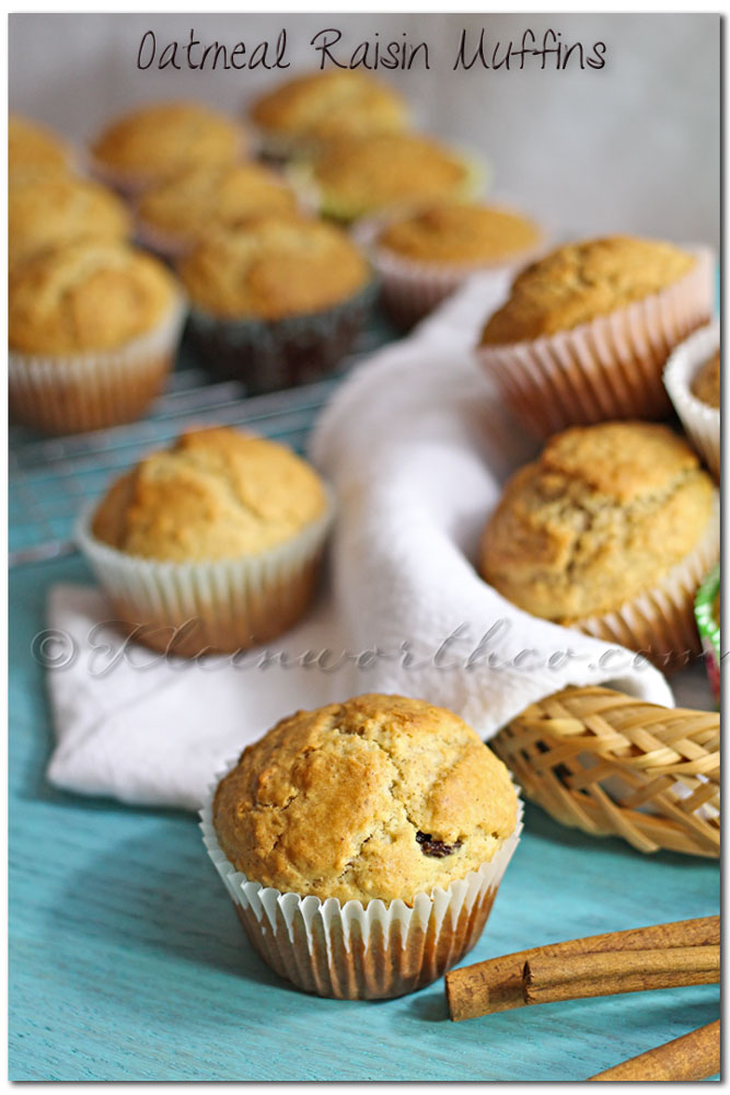 Oatmeal Raisin Muffins