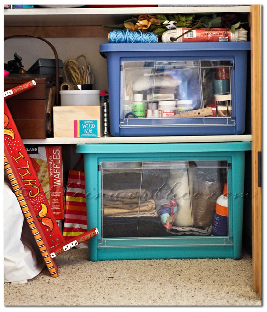 Getting Organized with Rubbermaid All Access Organizers