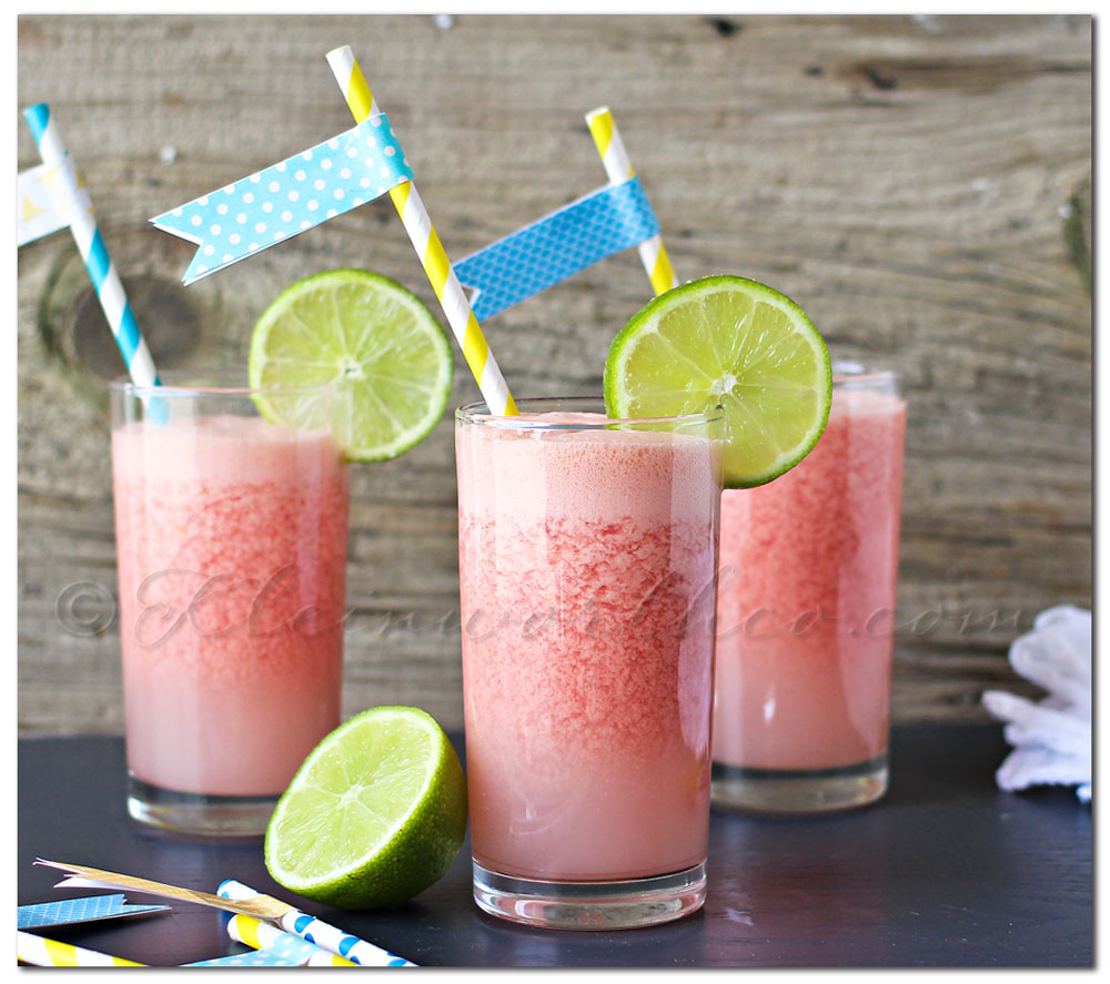 Creamy Watermelon Lime Chiller