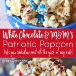 White Chocolate M&M Popcorn