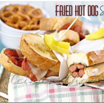 Fried Hot Dog Sliders