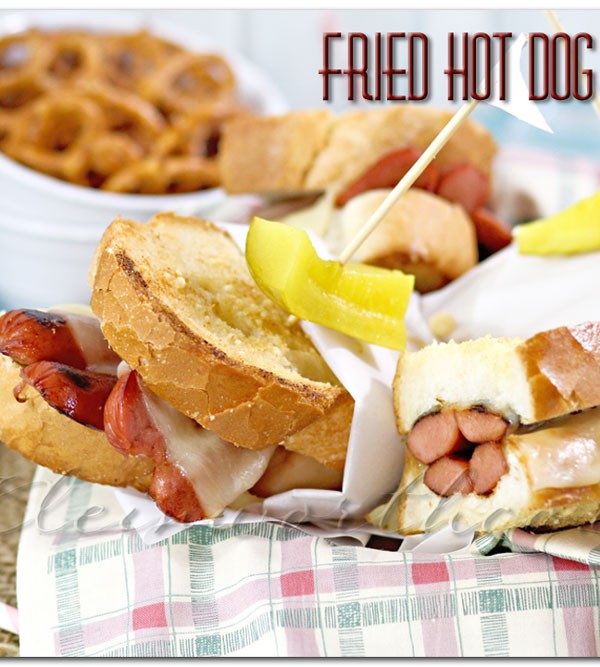 Fried Hot Dog Sliders