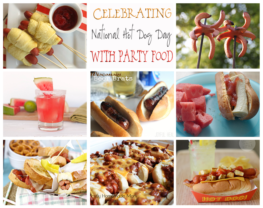 july recipe round-up, national hot dog day, fried hot dog sliders