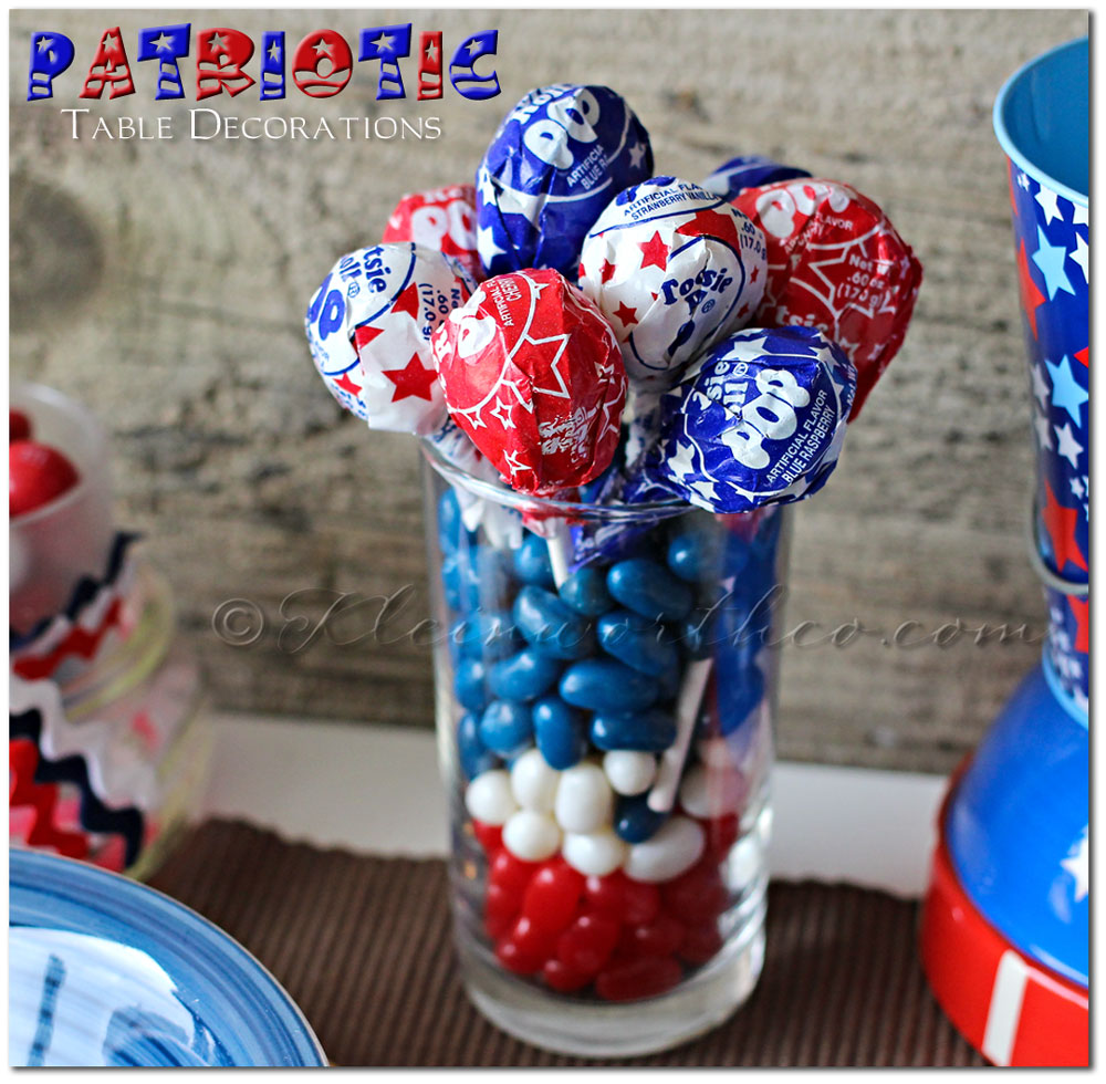 Patriotic Table Decorations