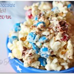 White Chocolate M&M Popcorn