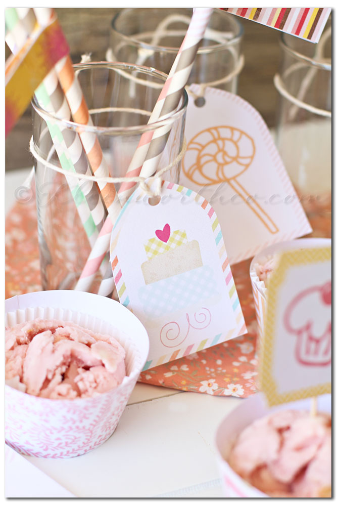 Sorbet Party Printables