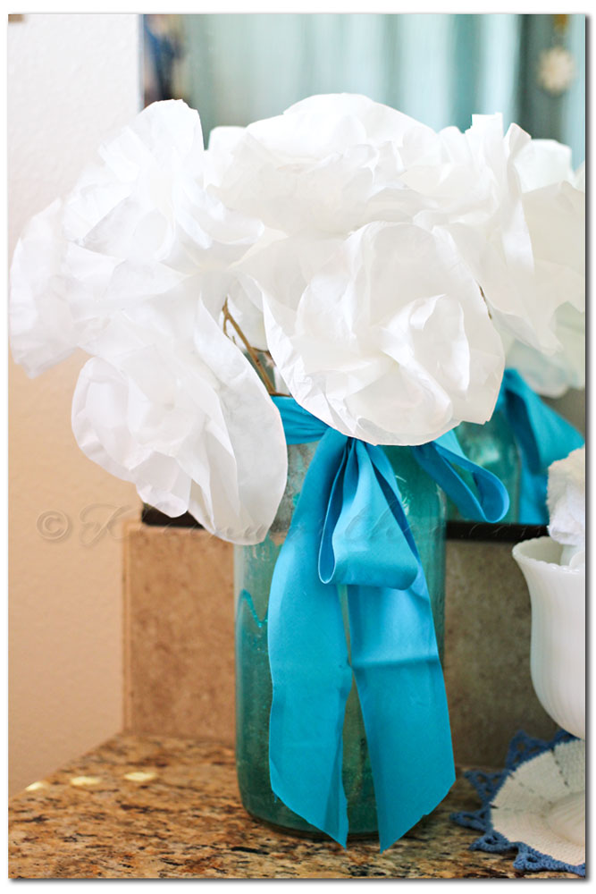 Simple Coffee Filter Flowers