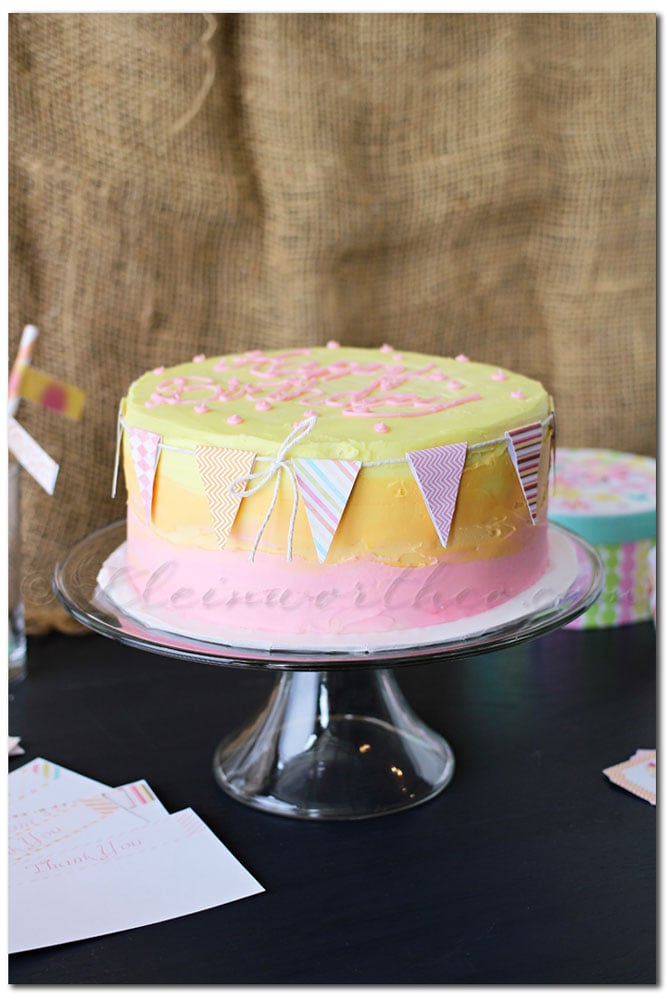 Buttercream Frosting Recipe, birthday cake for girls, summer birthday cake