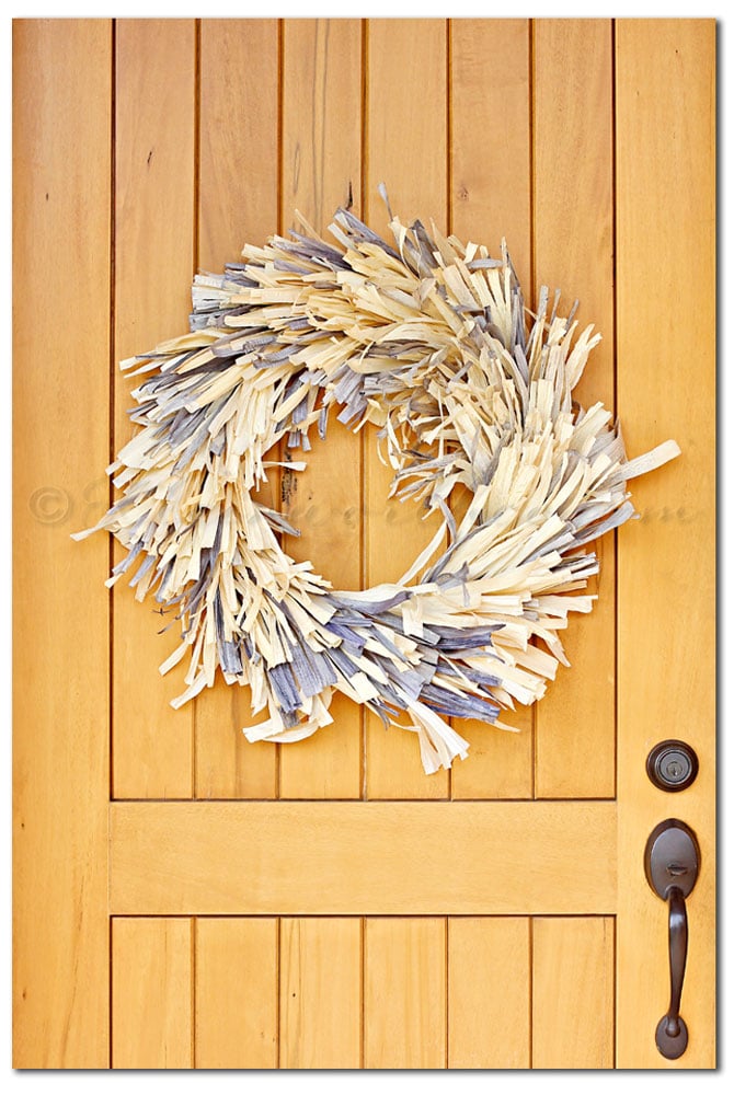 Frayed Corn Husk Wreath