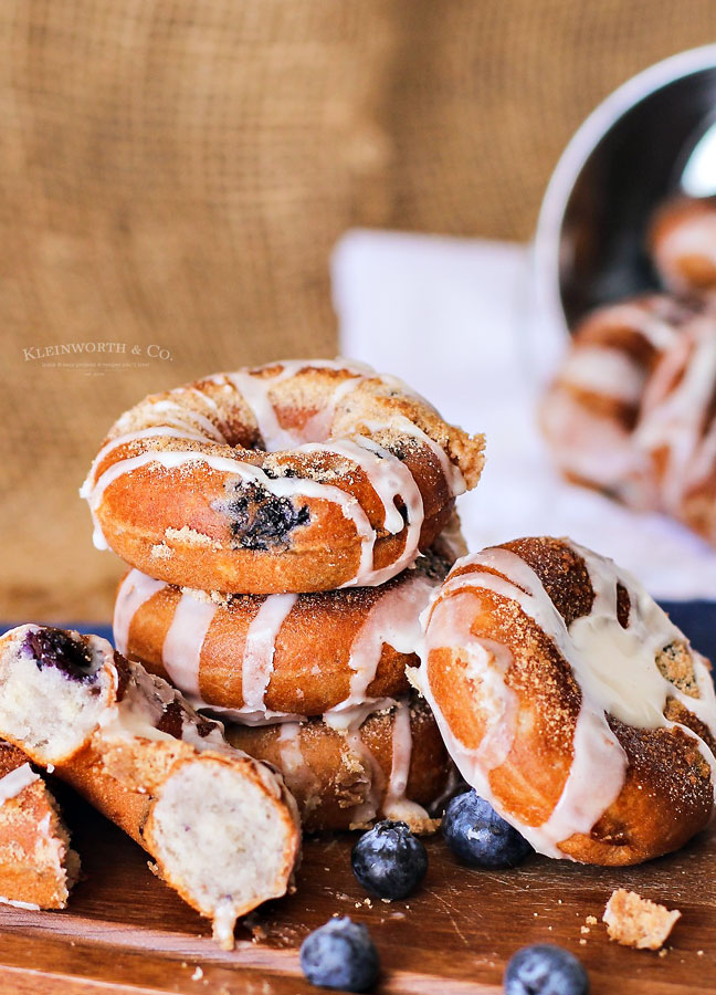 Blueberry Pie Mini Donuts