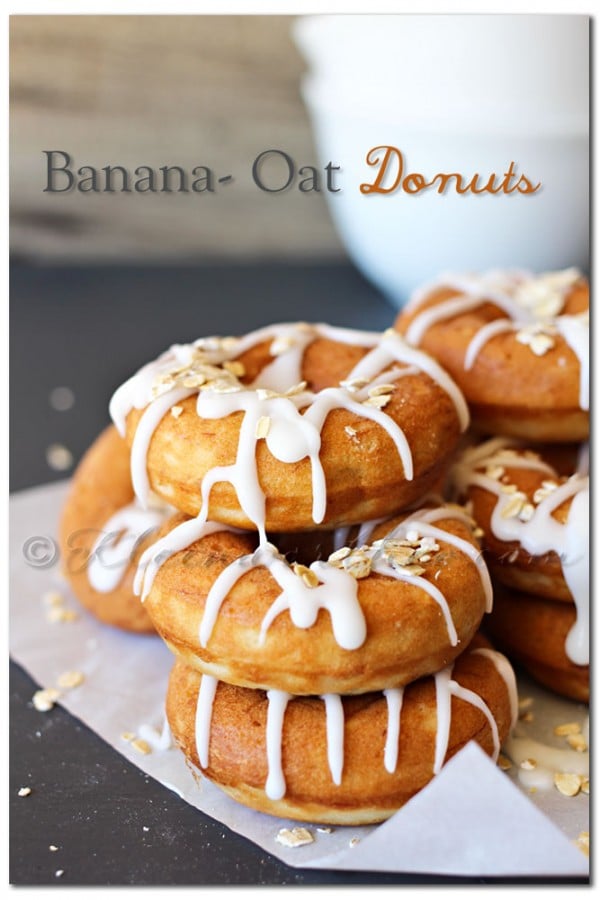 Banana Oat Donuts