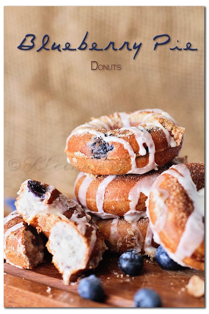 Blueberry Pie Donuts