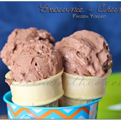 Brownie Chunk Frozen Yogurt