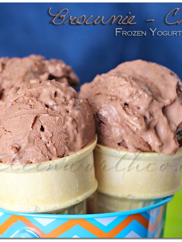 Brownie Chunk Frozen Yogurt