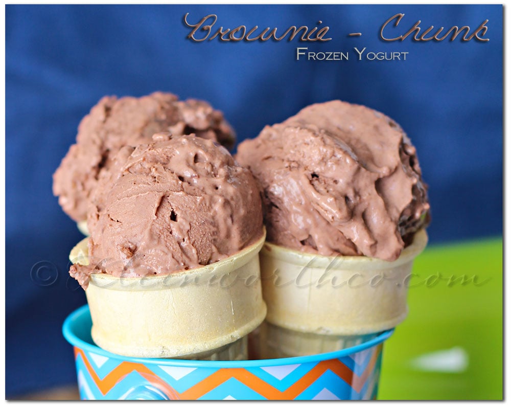 Brownie Chunk Frozen Yogurt