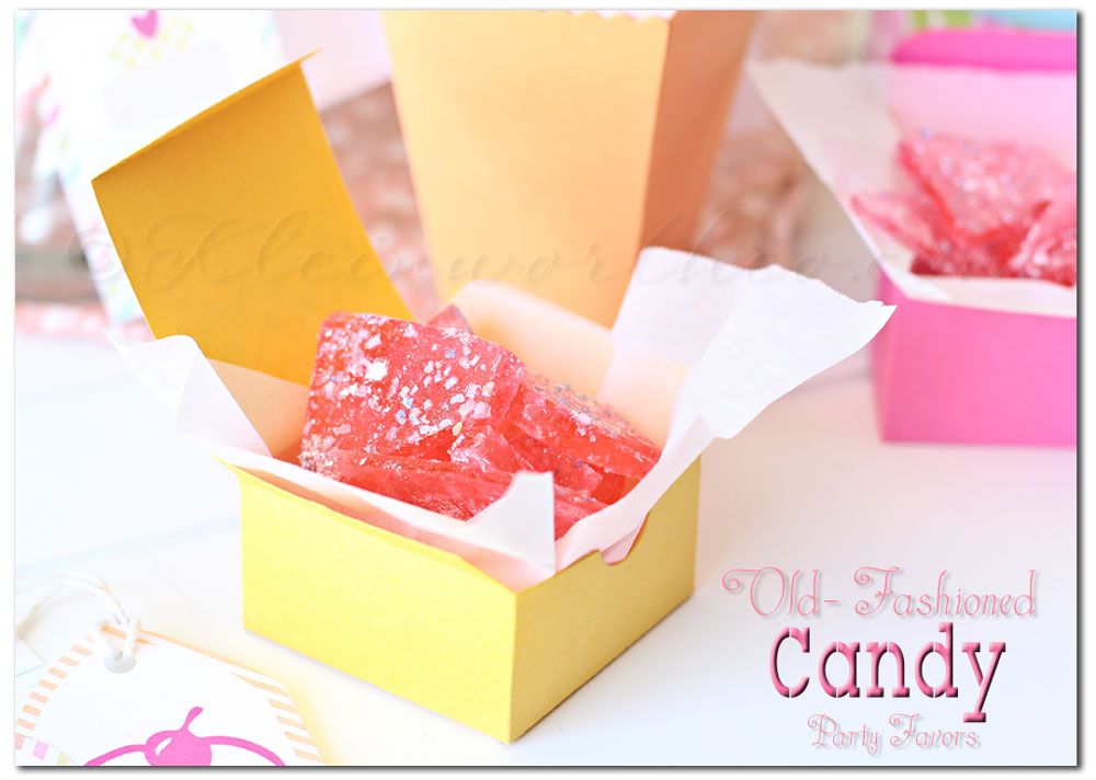 Easy Candy Recipe, old fashioned candy recipe, party favors