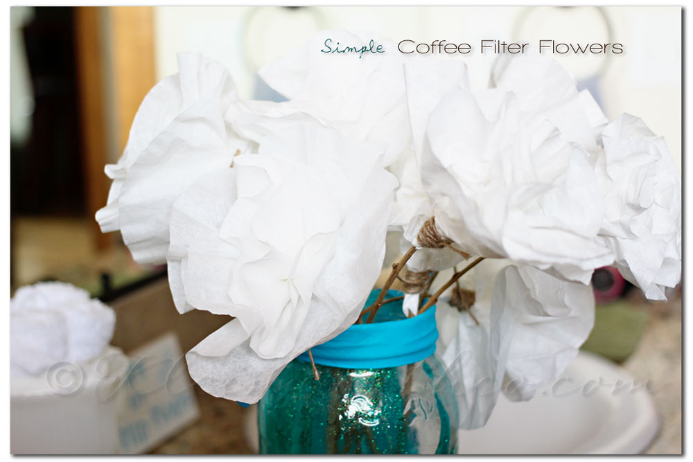 Simple Coffee Filter Flowers