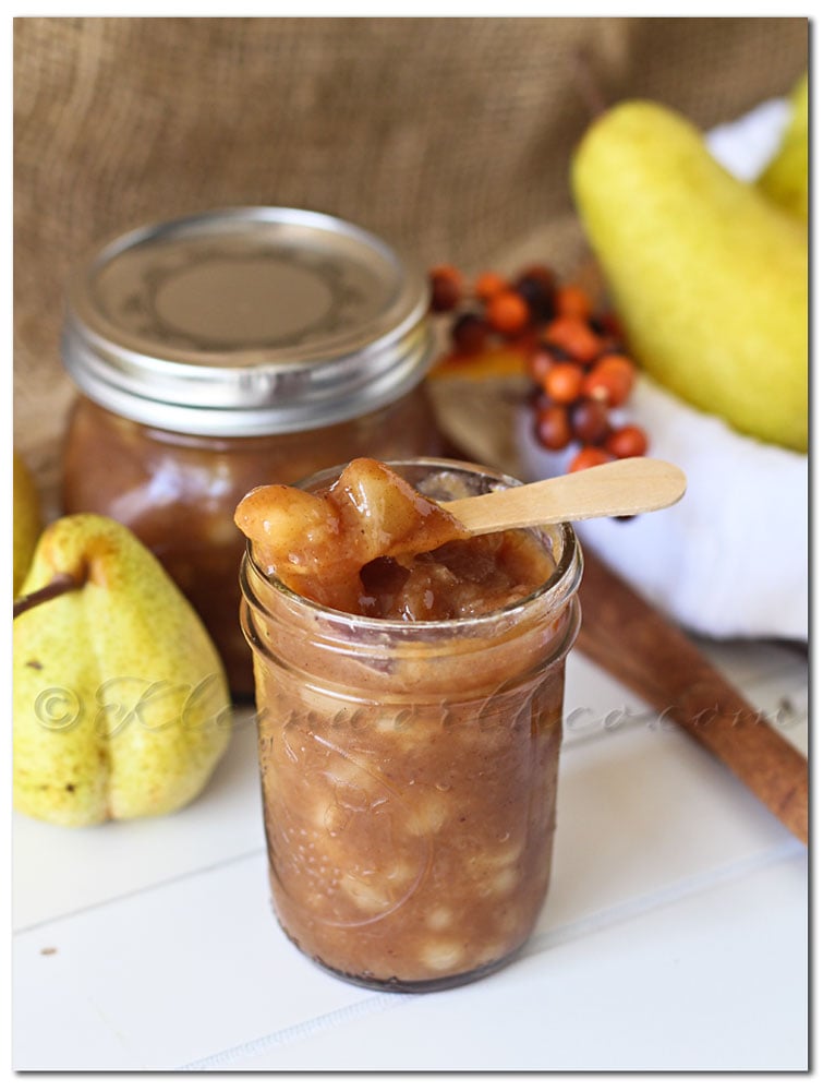 Caramelized Pear Pie Filling