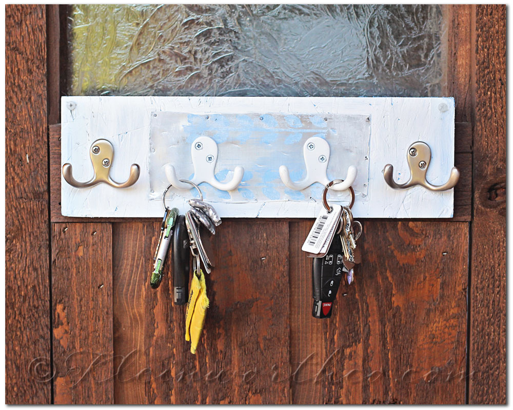 Distressed Key Rack