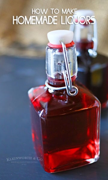How to Make Homemade Liquors raspberry liquor