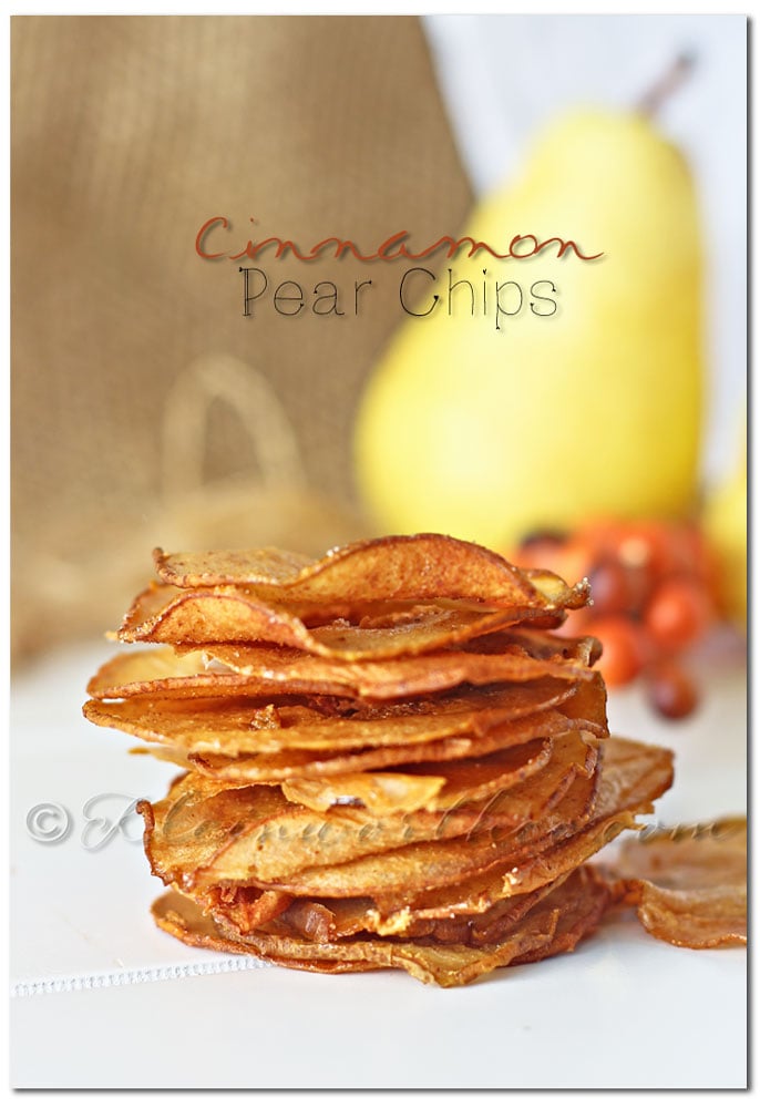 Cinnamon Pear Chips