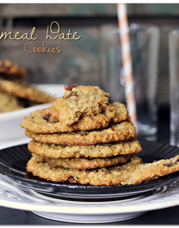 Oatmeal Date Cookies