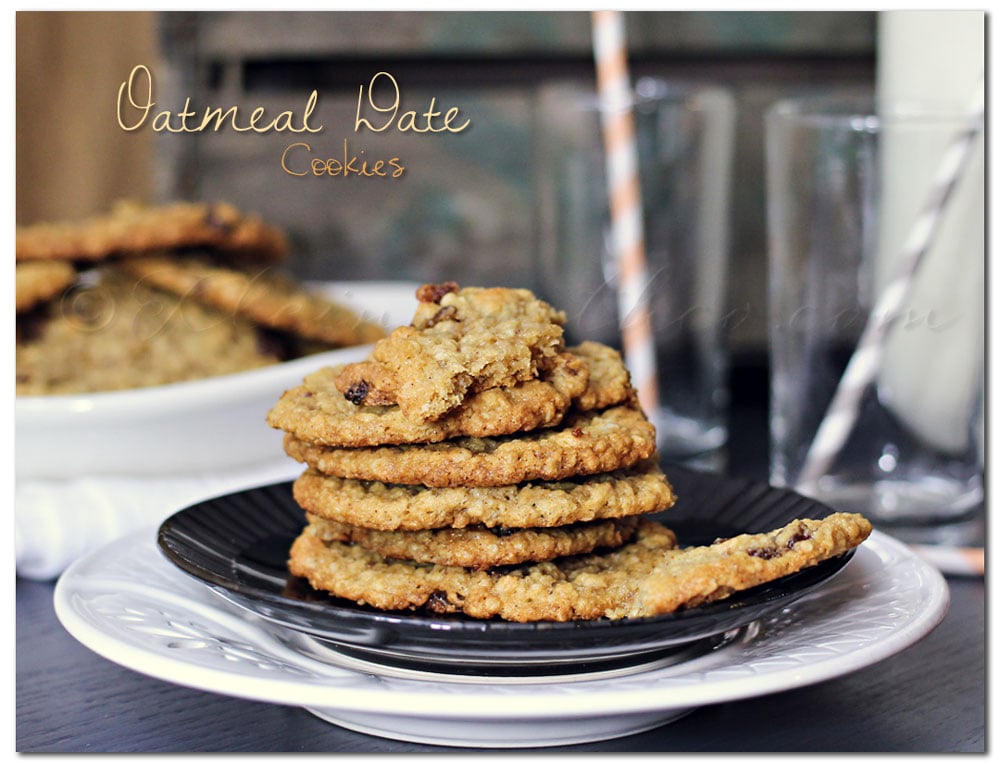 Oatmeal Date Cookies