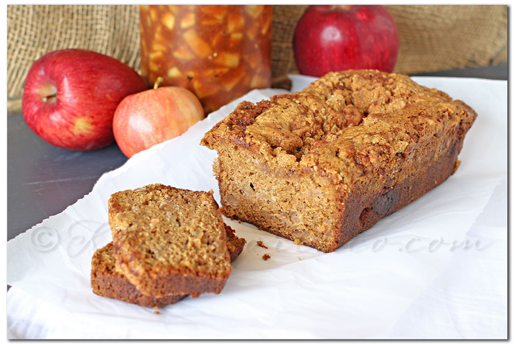 Caramel Apple Spice Bread, fall recipes, apple bread