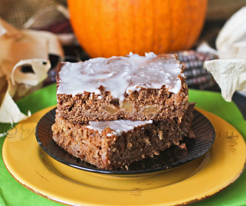 Frosted Apple Pie Breakfast Cake