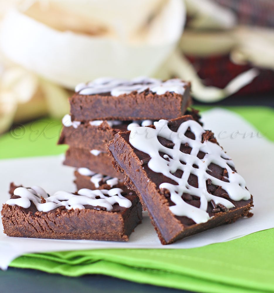 Chocolate Gingerbread Cookie Bars