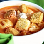 Creamy Tomato Tortellini Soup