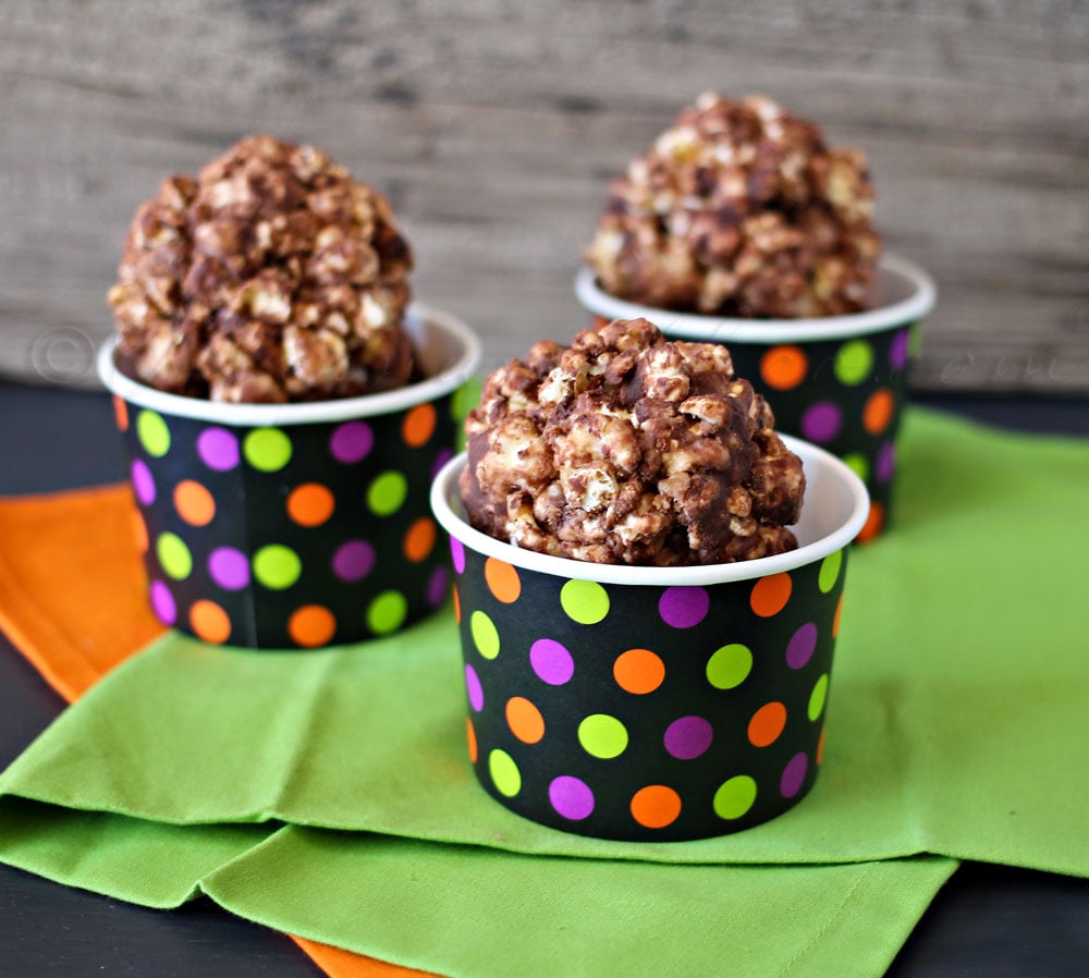 Heath Bar Popcorn Balls