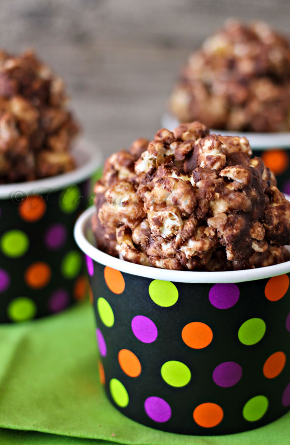 Heath Bar Popcorn Balls