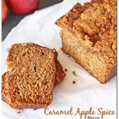 Caramel Apple Spice Bread, fall recipes, apple bread