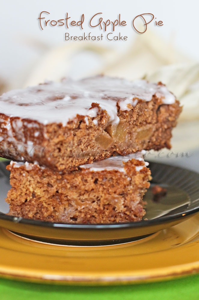 Frosted Apple Pie Breakfast Cake