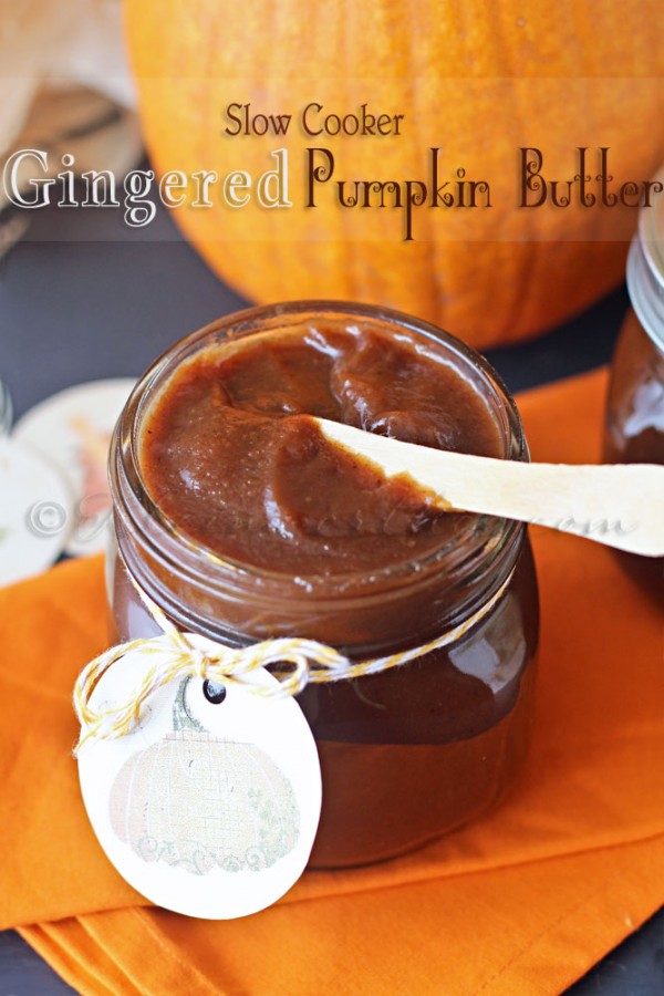 Slow Cooker Gingered Pumpkin Butter