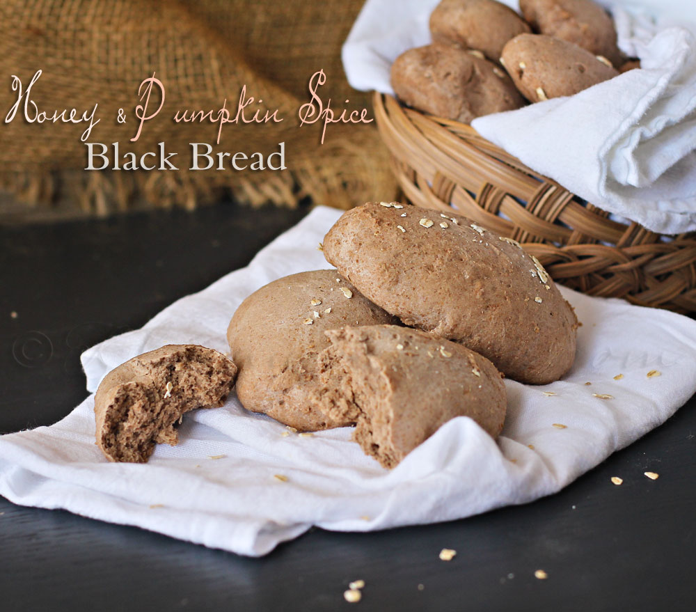 Honey Pumpkin Spice Black Bread