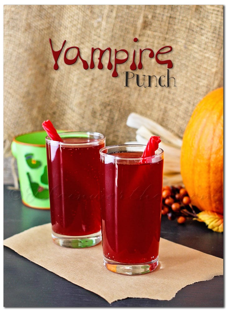 Vampire Punch Halloween Drink