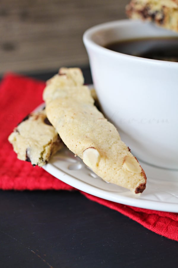Dark Chocolate Almond Biscotti