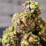 Dark Chocolate Pistachio Truffles